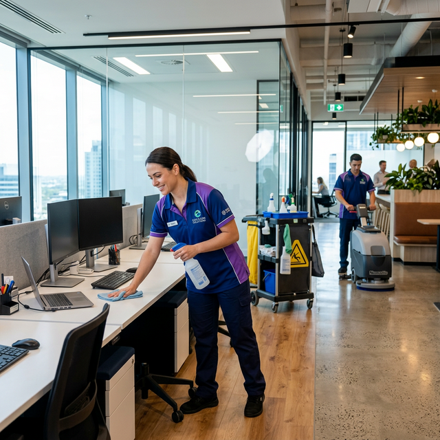 Office cleaning project