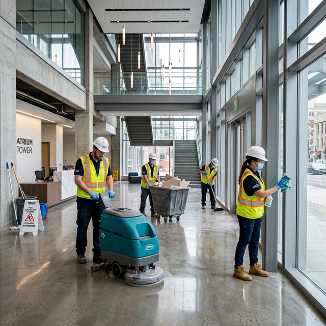 Post-construction cleaning